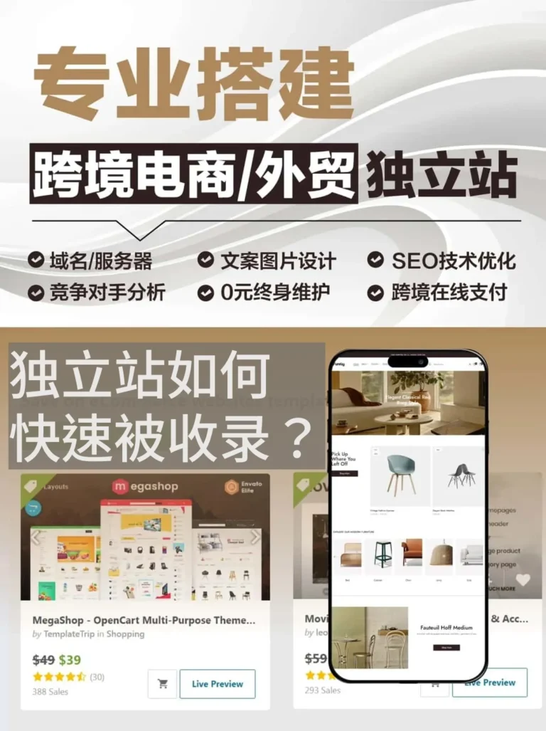 独立站怎样可以快速被谷歌SEO收录